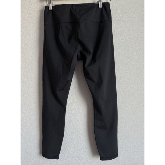 Banana Republic Women’s High Rise Leggings 7/8 Length Size Medium Black Athletic - Picture 8 of 12